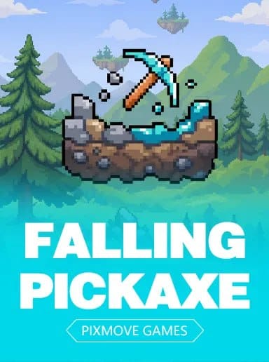 Falling pickaxe